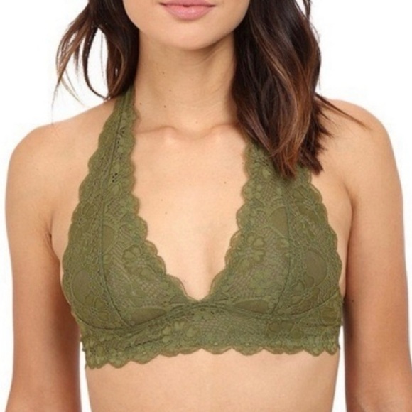 Free People Other - Free People Lace Halter Bralette